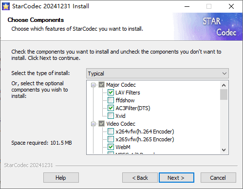 StarCodec Classic / Lite(免费多媒体编解码器) v20251211